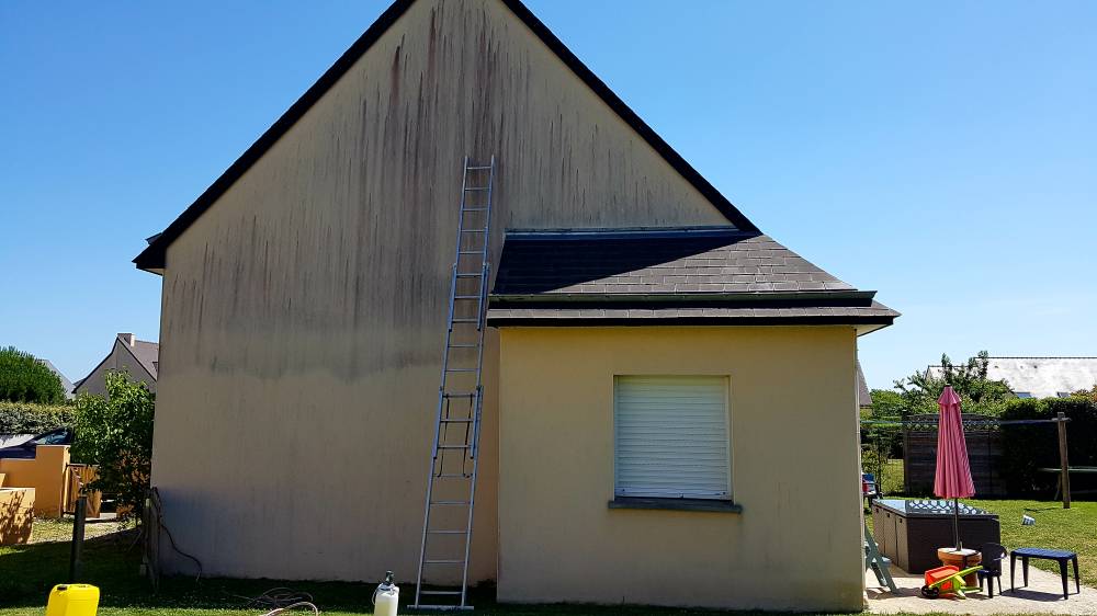 Nettoyage façade Fougères